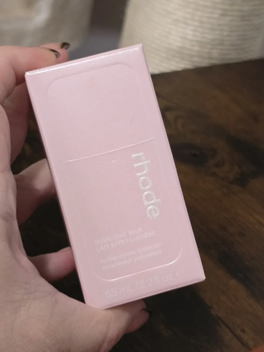Rhode Highlighting Milk w/stickers and packaging